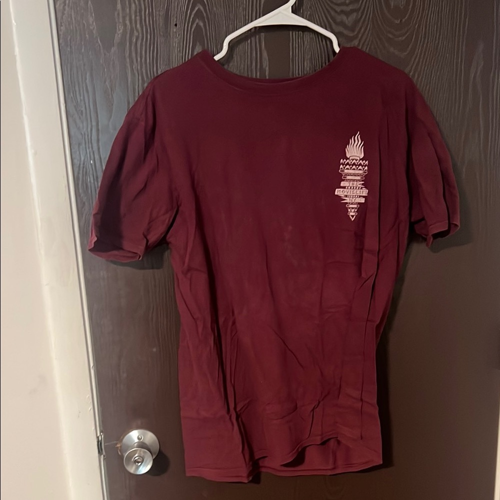 Movielife Maroon Graphic T-Shirt